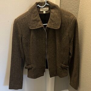 Xhilaration Women's Brown Tweed Blazer